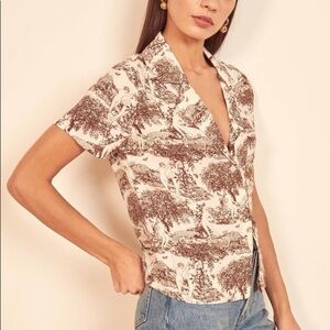 REFORMATION Cuba Top in Rousseau